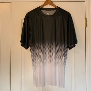 Badger Sport One and Gray Athletic Shirt Size L
